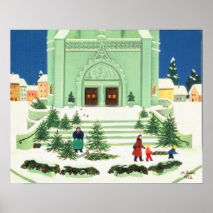 Weihnachtsbaum, der 1988 verkauft poster