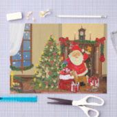 Weihnachtsbaum der alten Welt und Kunsthandwerk Seidenpapier (Handwerk)