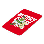 Weihnachtsbaum, der das Glück wünscht Magnet (Linke Seite)