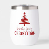 Weihnachtsbaum der eigenen Familie, rot (Vorderseite)