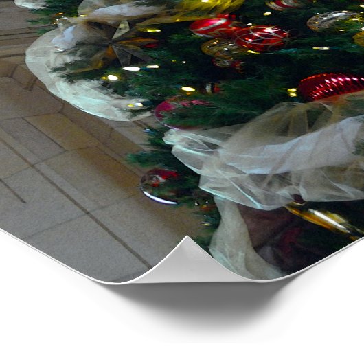Weihnachtsbaum der Gewerkschaft Poster (Ecke)