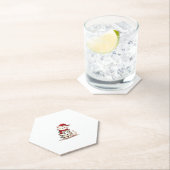 Weihnachtsbaum der Katze (1) Untersetzer (Vor Ort)