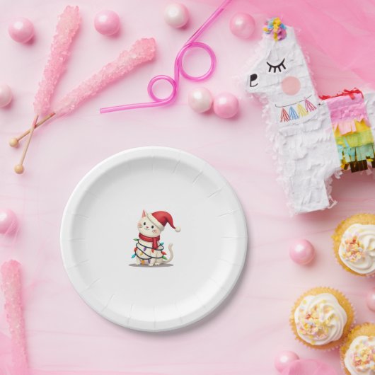 Weihnachtsbaum der Katze (2) Pappteller (Party)