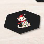 Weihnachtsbaum der Katze (2) Untersetzer (angewinkelt)