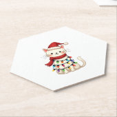 Weihnachtsbaum der Katze (3) Untersetzer (angewinkelt)