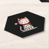 Weihnachtsbaum der Katze (3) Untersetzer (angewinkelt)