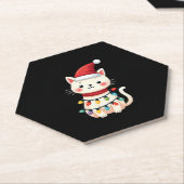 Weihnachtsbaum der Katze (4) Untersetzer (angewinkelt)