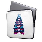 Weihnachtsbaum der Libelle Laptopschutzhülle (Vorderseite Links)