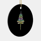Weihnachtsbaum der Libellen Keramik Ornament (Rechts)
