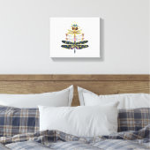 Weihnachtsbaum der Libellen Leinwanddruck (Insitu (Schlafzimmer))