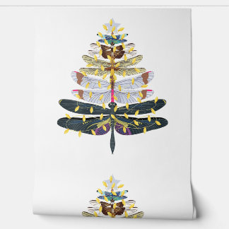 Weihnachtsbaum der Libellen Tapete
