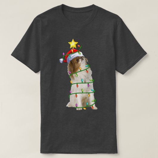Weihnachtsbaum, der mit dem Weihnachtsjapanischen T-Shirt (Design vorne)