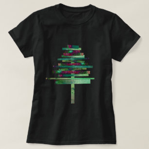 Weihnachtsbaum der modernen Kunst T-Shirt