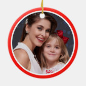 Weihnachtsbaum der personalisierten Mama Keramik Ornament (Hinten)