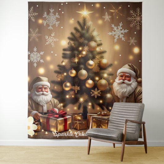 "Weihnachtsbaum der Träume" Wandteppich (Beispiel)