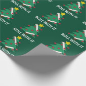 Weihnachtsbaum der Wolken Geschenkpapier (Ecke)