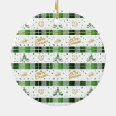 Weihnachtsbaum des Anwalts - Skala der Gerechtigke Keramik Ornament (Hinten)