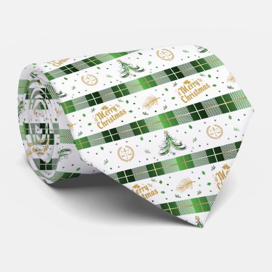 Weihnachtsbaum des Anwalts - Skala der Gerechtigke Krawatte (Gerollt)