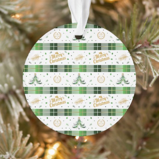 Weihnachtsbaum des Anwalts - Skala der Gerechtigke Ornament (Baum)