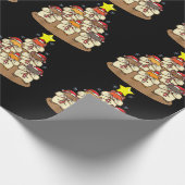 Weihnachtsbaum des Hasen Geschenkpapier (Ecke)