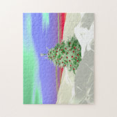Weihnachtsbaum des Herzens Puzzle (Vertikal)
