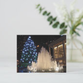 Weihnachtsbaum des Lincoln Center - Postkarte (Stehend Vorderseite)