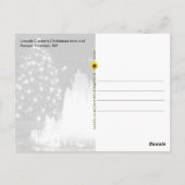 Weihnachtsbaum des Lincoln Center - Postkarte (Rückseite)