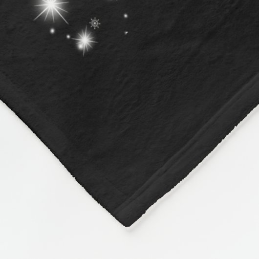 Weihnachtsbaum des Pferdes, bedeckt durch Blitzlic Fleecedecke (Ecke)