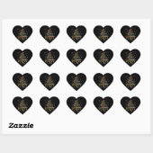 Weihnachtsbaum des Pferdes, bedeckt durch Blitzlic Herz-Aufkleber (Blatt)