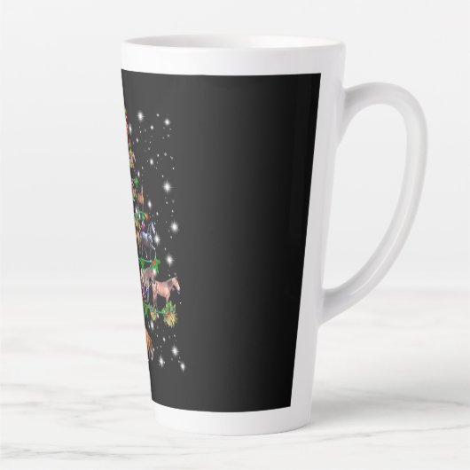Weihnachtsbaum des Pferdes, bedeckt durch Blitzlic Milchtasse (Rechts)