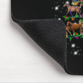 Weihnachtsbaum des Pferdes, bedeckt durch Blitzlic Mousepad (Ecke)
