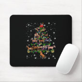 Weihnachtsbaum des Pferdes, bedeckt durch Blitzlic Mousepad (Mit Mouse)