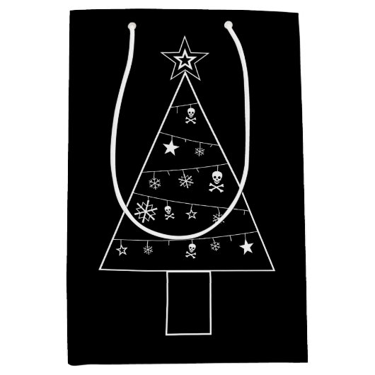 Weihnachtsbaum des SCHICKSALS Mittlere Geschenktüte (Vorderseite)