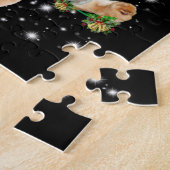 Weihnachtsbaum des Spitzes mit Lichteinfall Puzzle (Seite)