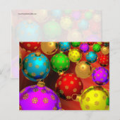 Weihnachtsbaum - Design Feiertagspostkarte (Vorne/Hinten)