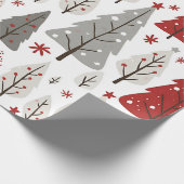 Weihnachtsbaum-Design-Geschenkpapier Geschenkpapier (Ecke)