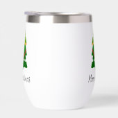 Weihnachtsbaum Design Thermal Wine Tumbler (Rechts)