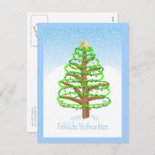 Weihnachtsbaum - Deutsche Postkarte (Vorne/Hinten)