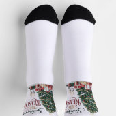 Weihnachtsbaum Die Saison Der Grund Socken (Oben)