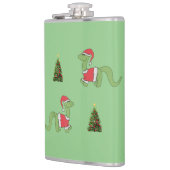 Weihnachtsbaum Dinosaur Flachmann (Links)