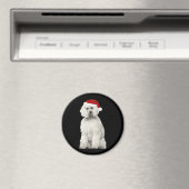 Weihnachtsbaum Dog Puppy Watercol Magnet (In Situ (Geschirrspüler))