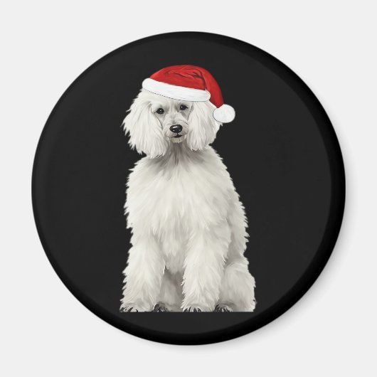 Weihnachtsbaum Dog Puppy Watercol Magnet (Vorne)