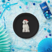 Weihnachtsbaum Dog Puppy Watercol Pappteller (Party)