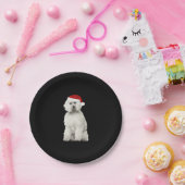 Weihnachtsbaum Dog Puppy Watercol Pappteller (Party)