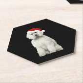 Weihnachtsbaum Dog Puppy Watercol Untersetzer (angewinkelt)