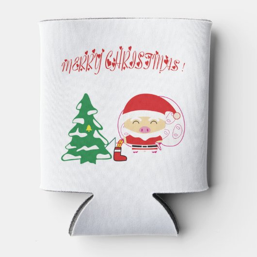 Weihnachtsbaum Dosenkühler (Vorderseite)