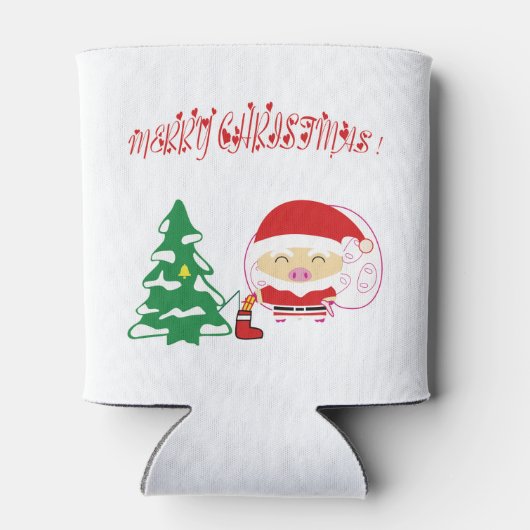 Weihnachtsbaum Dosenkühler (Rückseite)