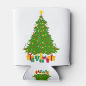 Weihnachtsbaum Dosenkühler (Rückseite)