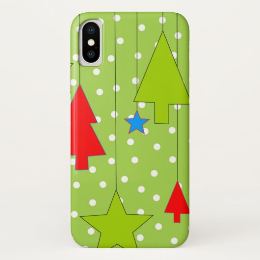 Weihnachtsbaum drucken Case-Mate iPhone hülle (Rückseite)