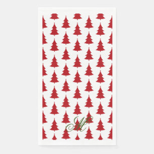 Weihnachtsbaum Druckgasthandtuch Serviette